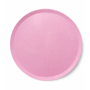 Pink Color Dinner Plates (Pack of 8)