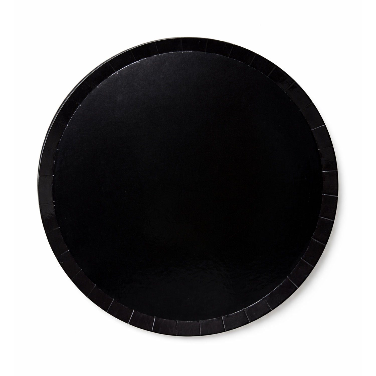 Black Color Dinner Plates (Pack of 8)