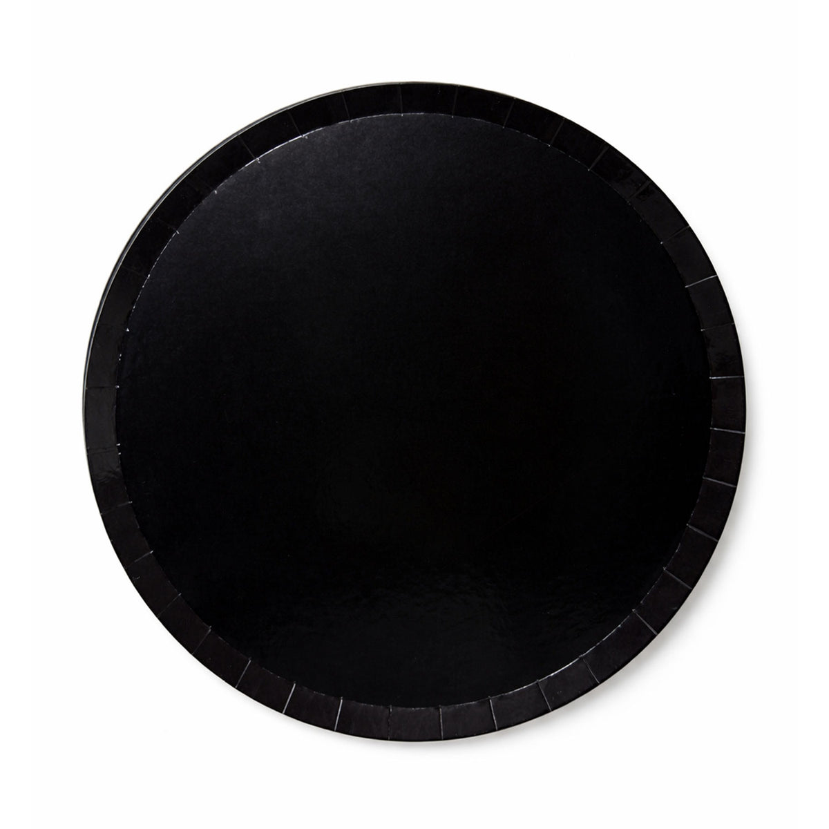 Black Color Dinner Plates (Pack of 8)