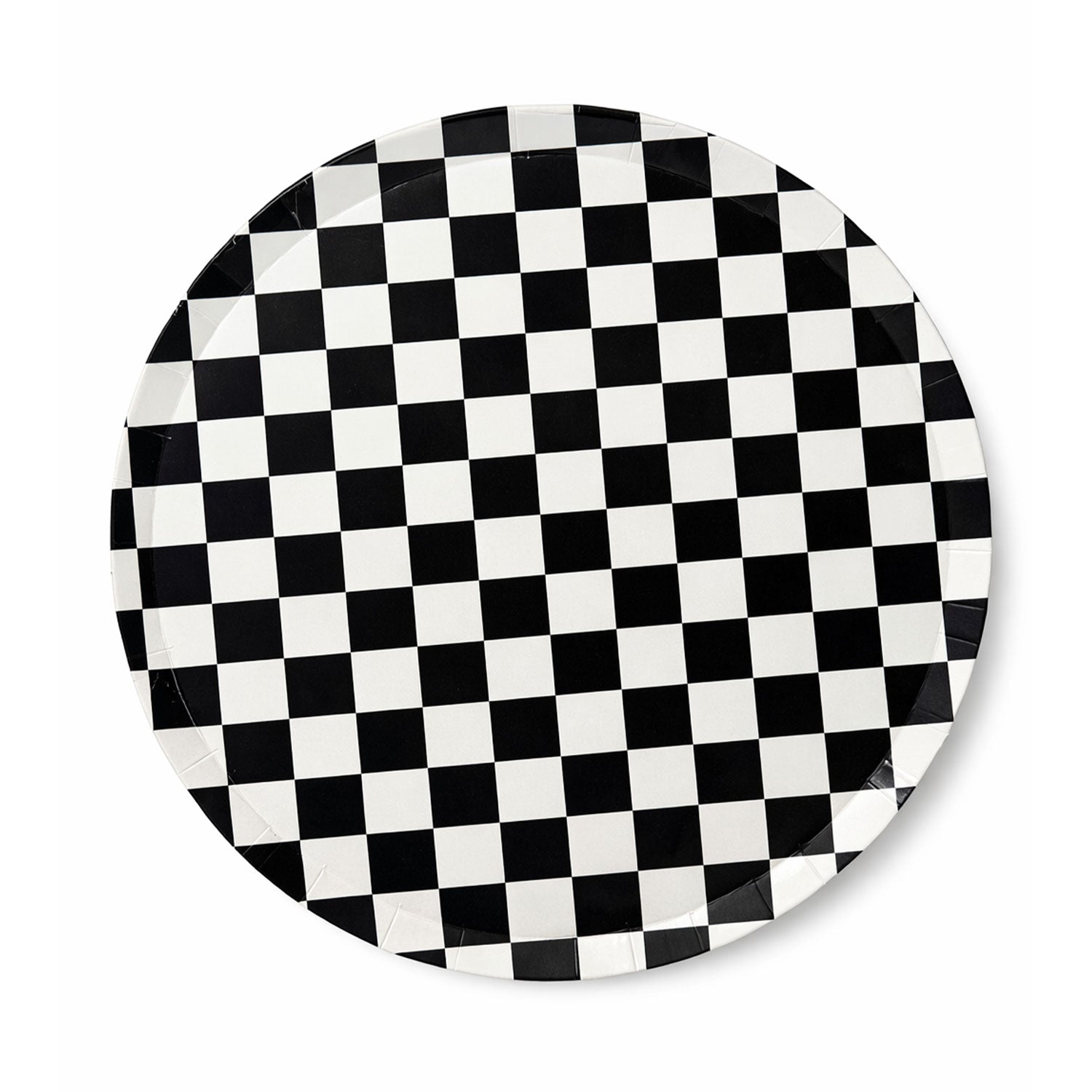 Black & White Polka Dots Dinner Plates (Pack of 8)