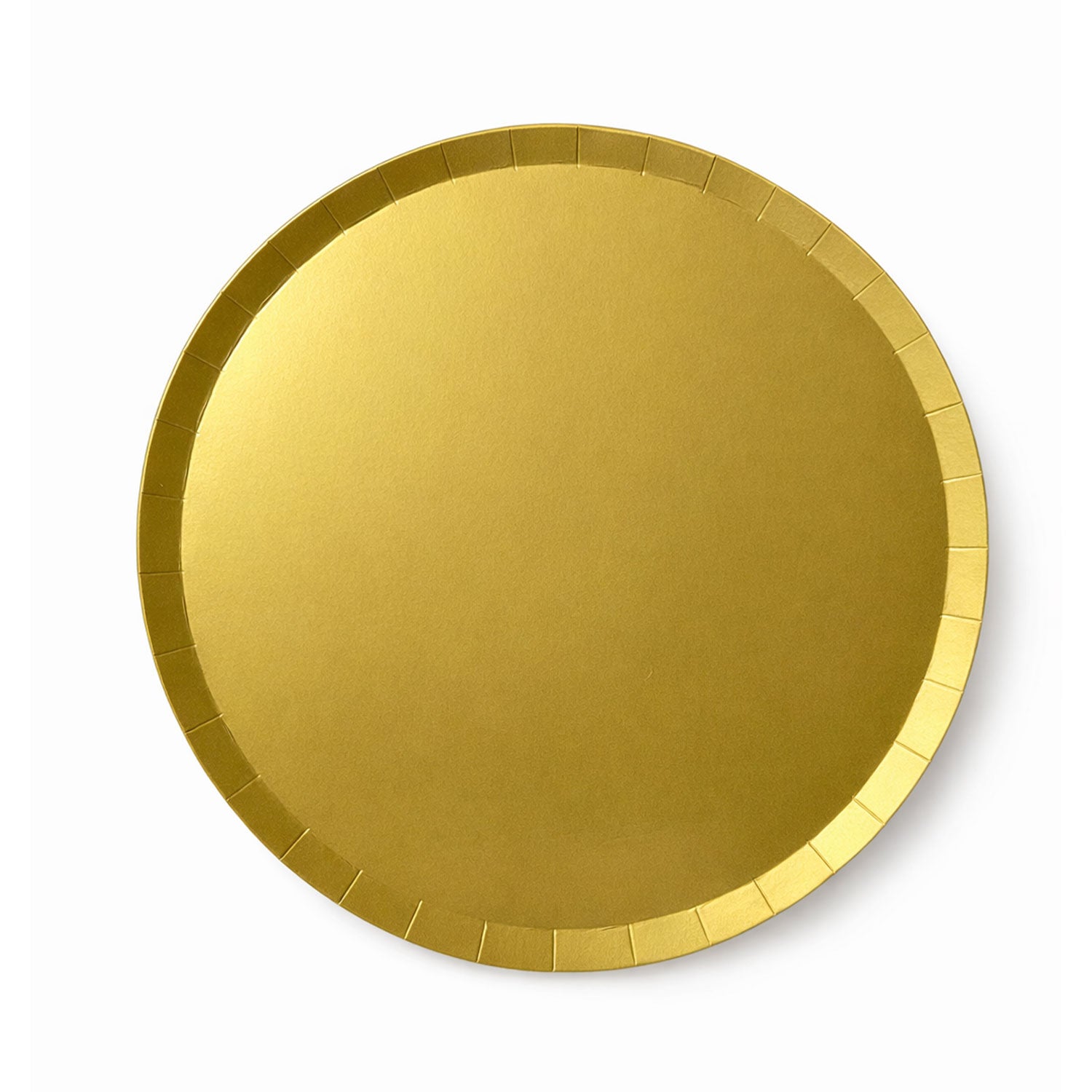 Gold Color Dinner Plates (Pack of 8)
