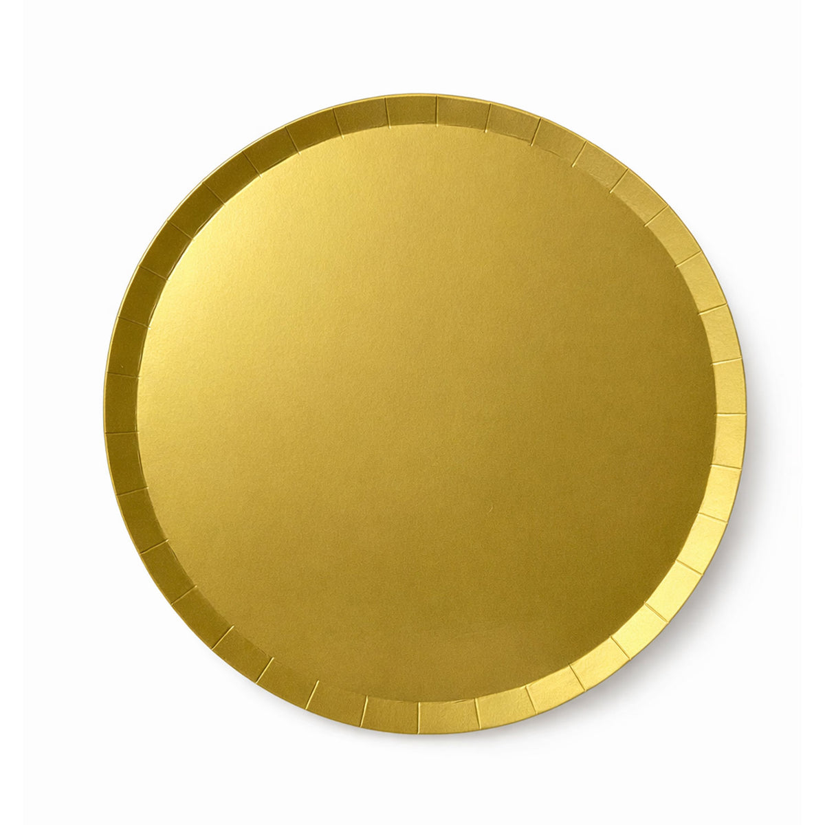 Gold Color Dinner Plates (Pack of 8)
