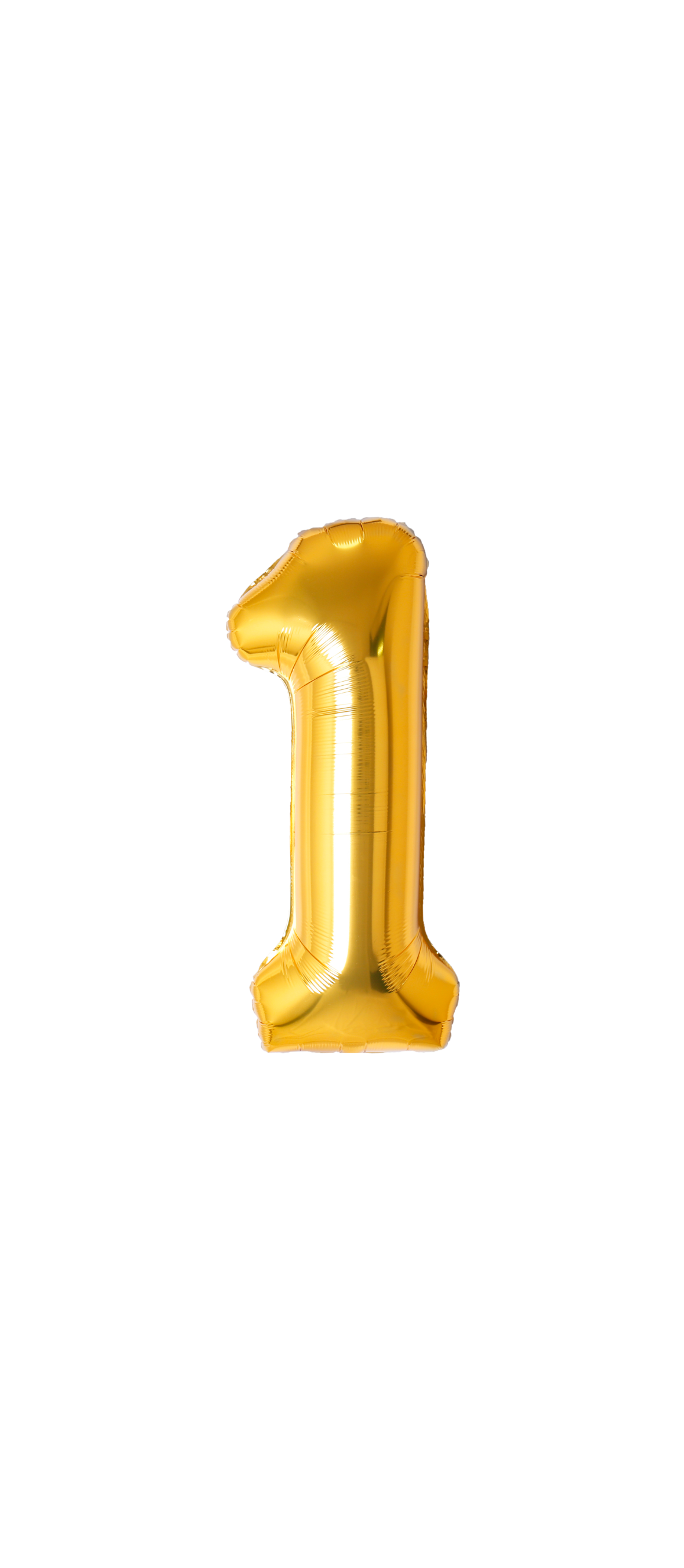 Festora Gold 40" Number Foil Balloon - "1"