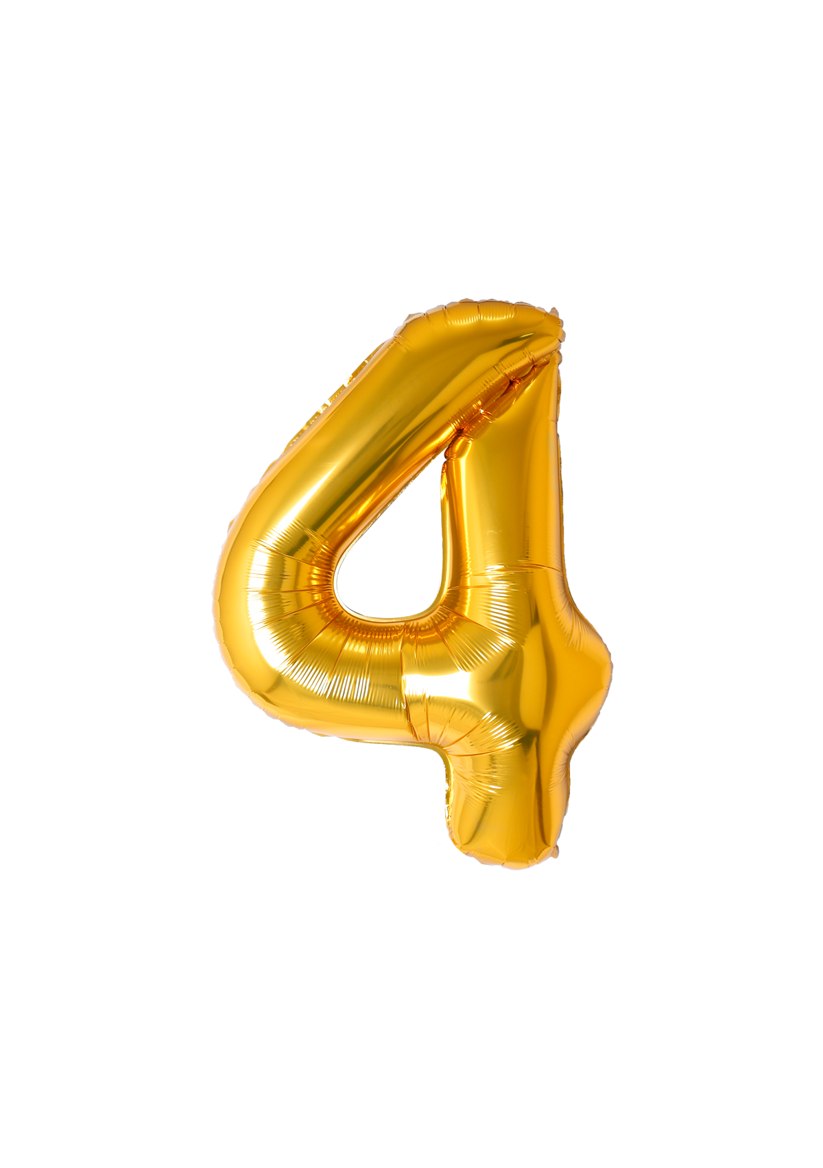 Festora Gold 40" Number Foil Balloon - "4"