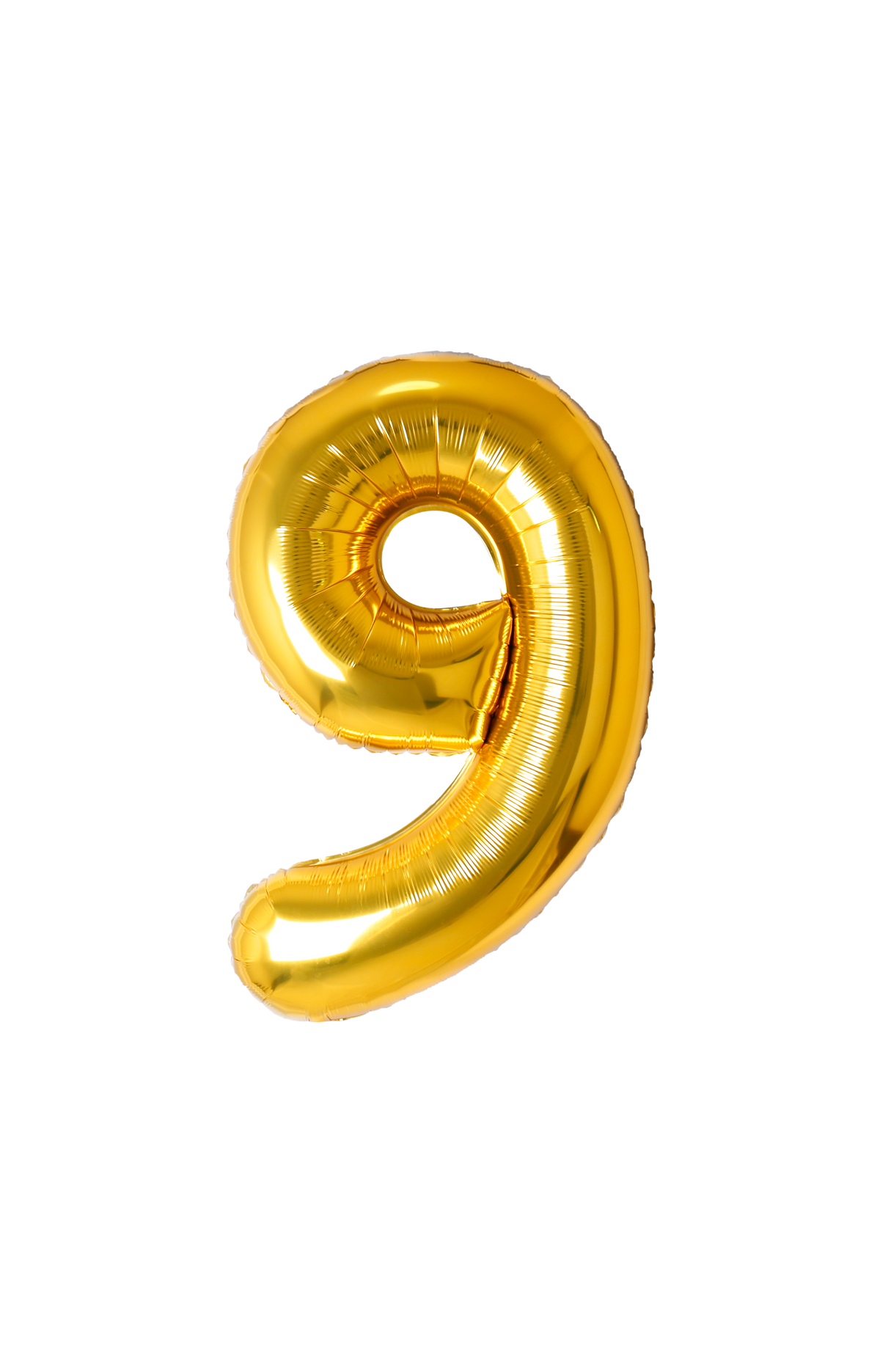 Festora Gold 40" Number Foil Balloon - "9"