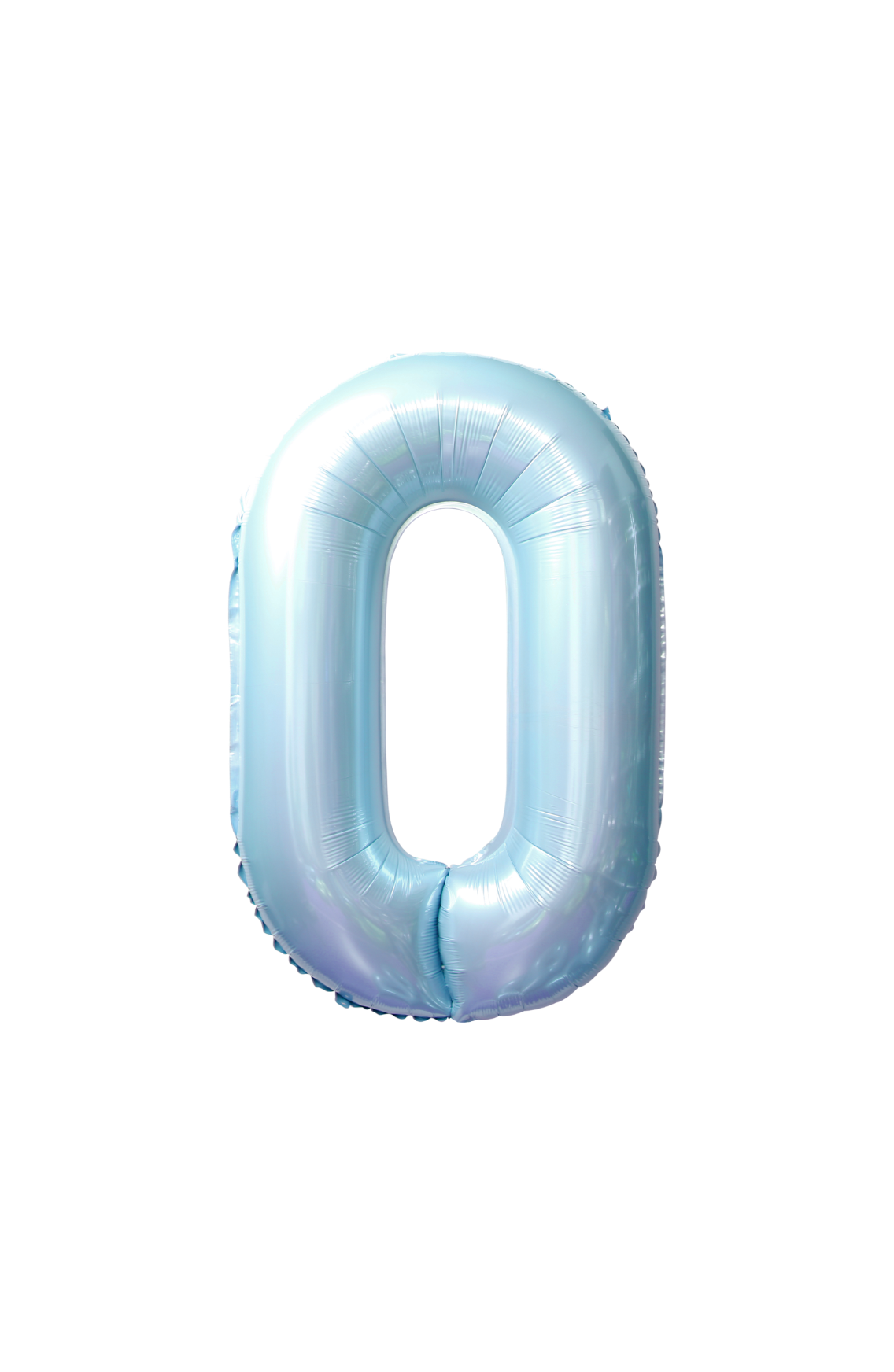 Festora Baby Blue 40" Number Foil Balloon - "0"