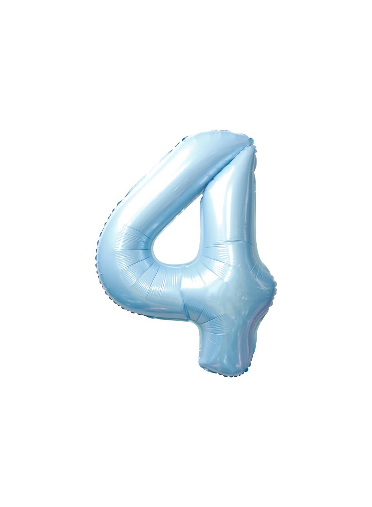 Festora Baby Blue 40" Number Foil Balloon - "4"