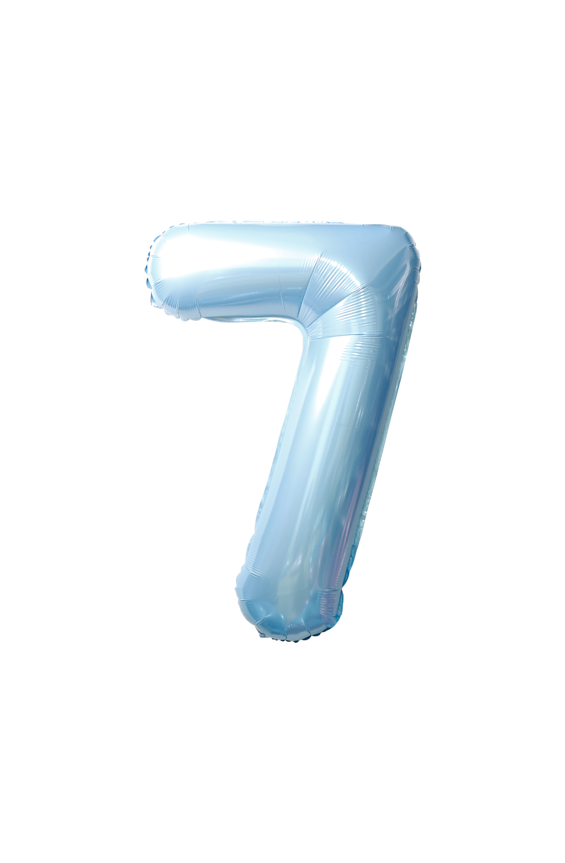 Festora Baby Blue 40" Number Foil Balloon - "7"