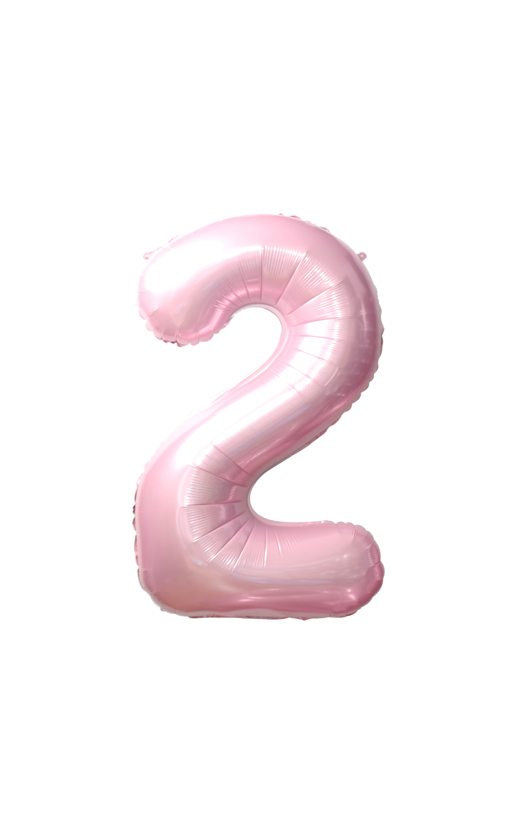Festora Baby Pink 40" Number Foil Balloon - "2"