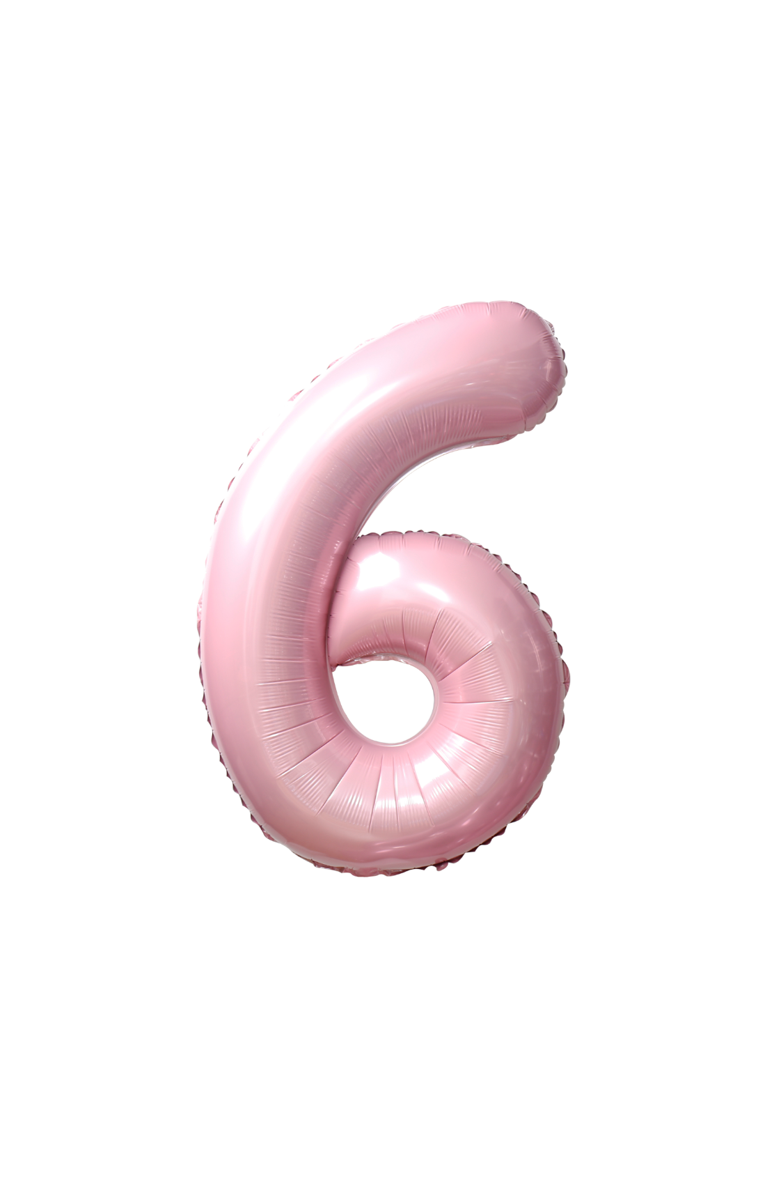 Festora Baby Pink 40" Number Foil Balloon - "6"
