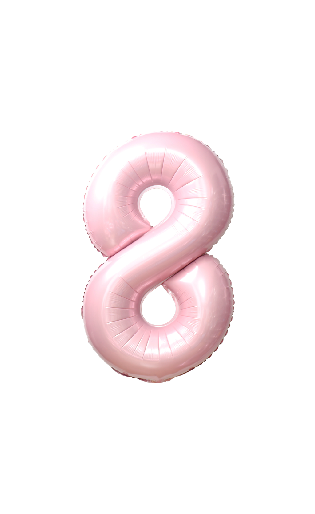Festora Baby Pink 40" Number Foil Balloon - "8"