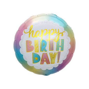 Festora Happy Birthday Foil Balloon
