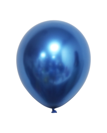Festora Chrome Blue 18" Latex Balloons - 25ct