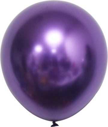 Festora Chrome Purple 18" Latex Balloons - 25ct
