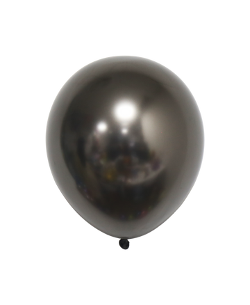 Festora Chrome Black 18" Latex Balloons - 25ct